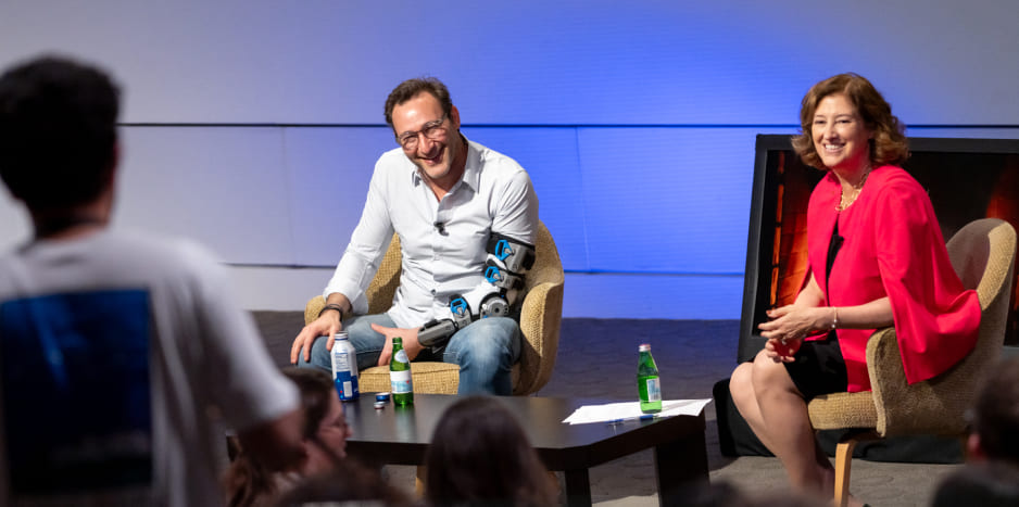 Team collaborating in an office